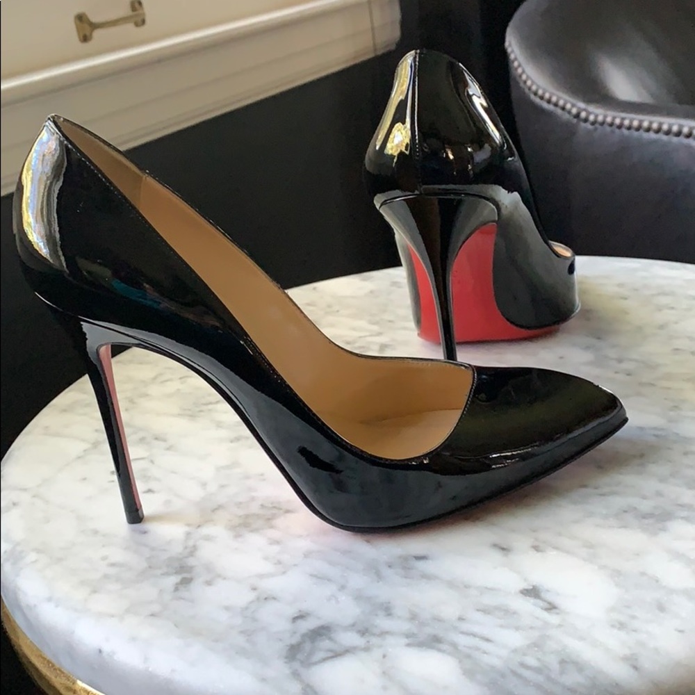 Christian Louboutin Corneille pump 100mm patent leather size 39